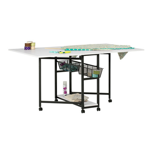 Sew Ready 60'' x 36'' Foldable Sewing Table with Sewing Machine